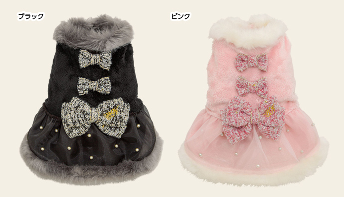CanNana ピンク フリルリボン ワンピース CanNana ピンク フリルリボン ワンピース（楽天市場】犬の服 犬